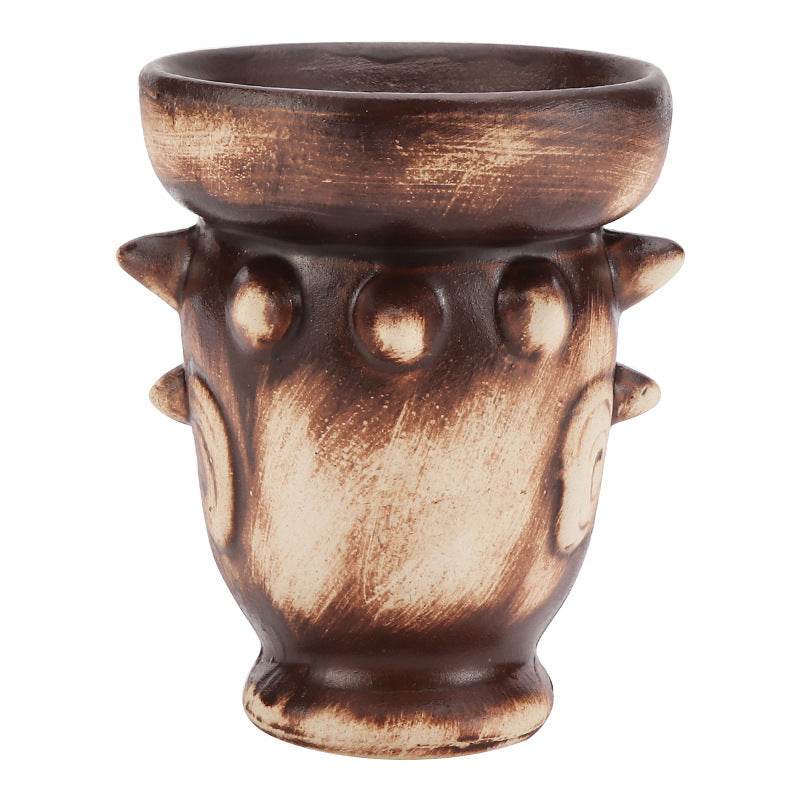 Hookah Accessories Ceramic Pot Single Hole Hookah Ceramic Smoke Bowl