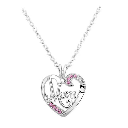 Pendentif Collier Personnalisé Maman Lettre Cadeau Fête des Mères