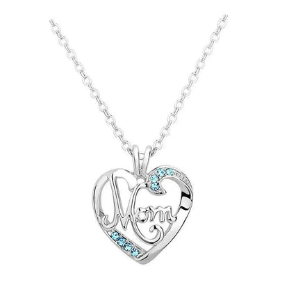 Pendentif Collier Personnalisé Maman Lettre Cadeau Fête des Mères