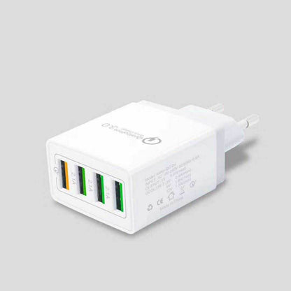 Smart 4 ports USB fast Charger US European British Standard