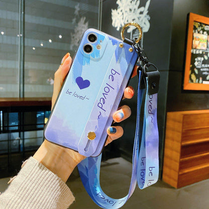 Women Watercolor Wristlet iphone case
