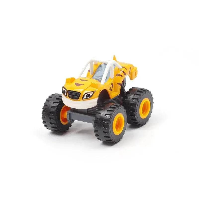 Flame and machine toy car