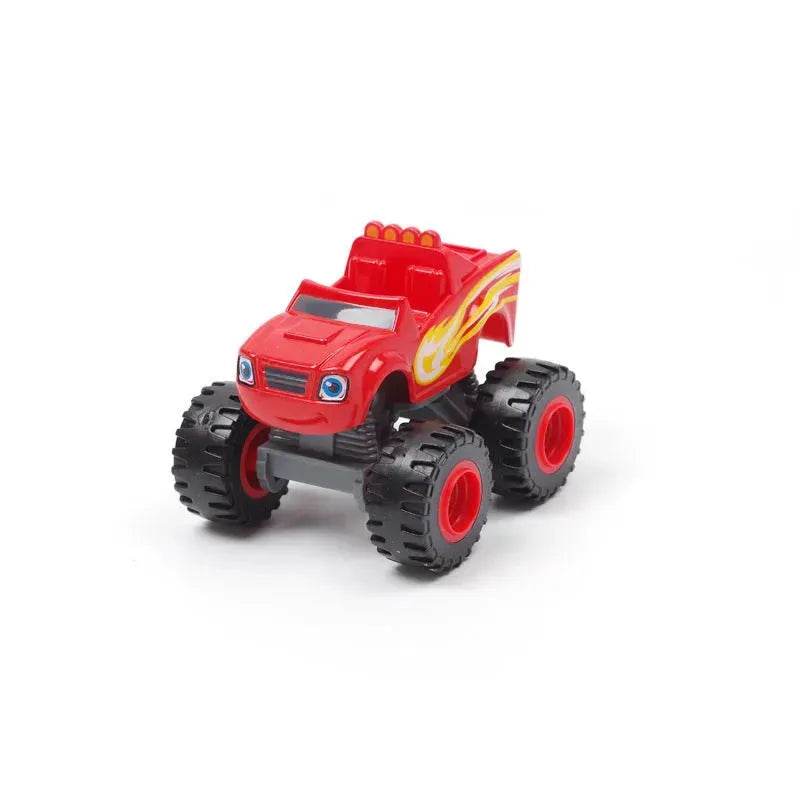 Flame and machine toy car