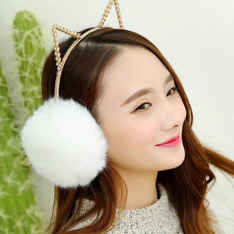Earmuffs – Plush Soft Warm Winter Headband