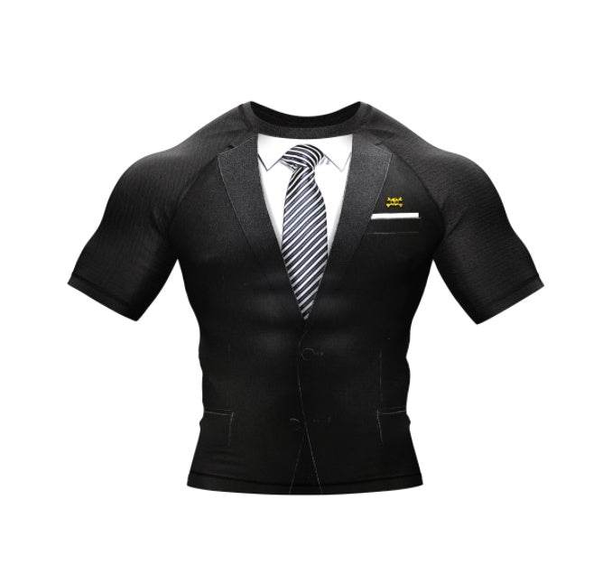 Tuxedo Rash Guard - Xmartial Sleeve