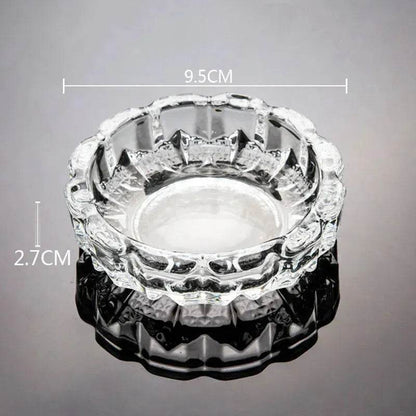 Luxury Crystal Glass Office Cigar Ashtray