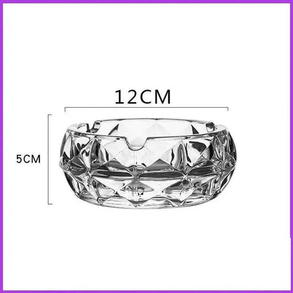Luxury Crystal Glass Office Cigar Ashtray