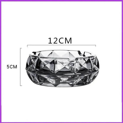 Luxury Crystal Glass Office Cigar Ashtray