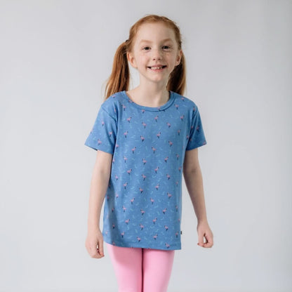 Baby/Kids' Bamboo All-Over Print T-Shirt | Saltwater Floral