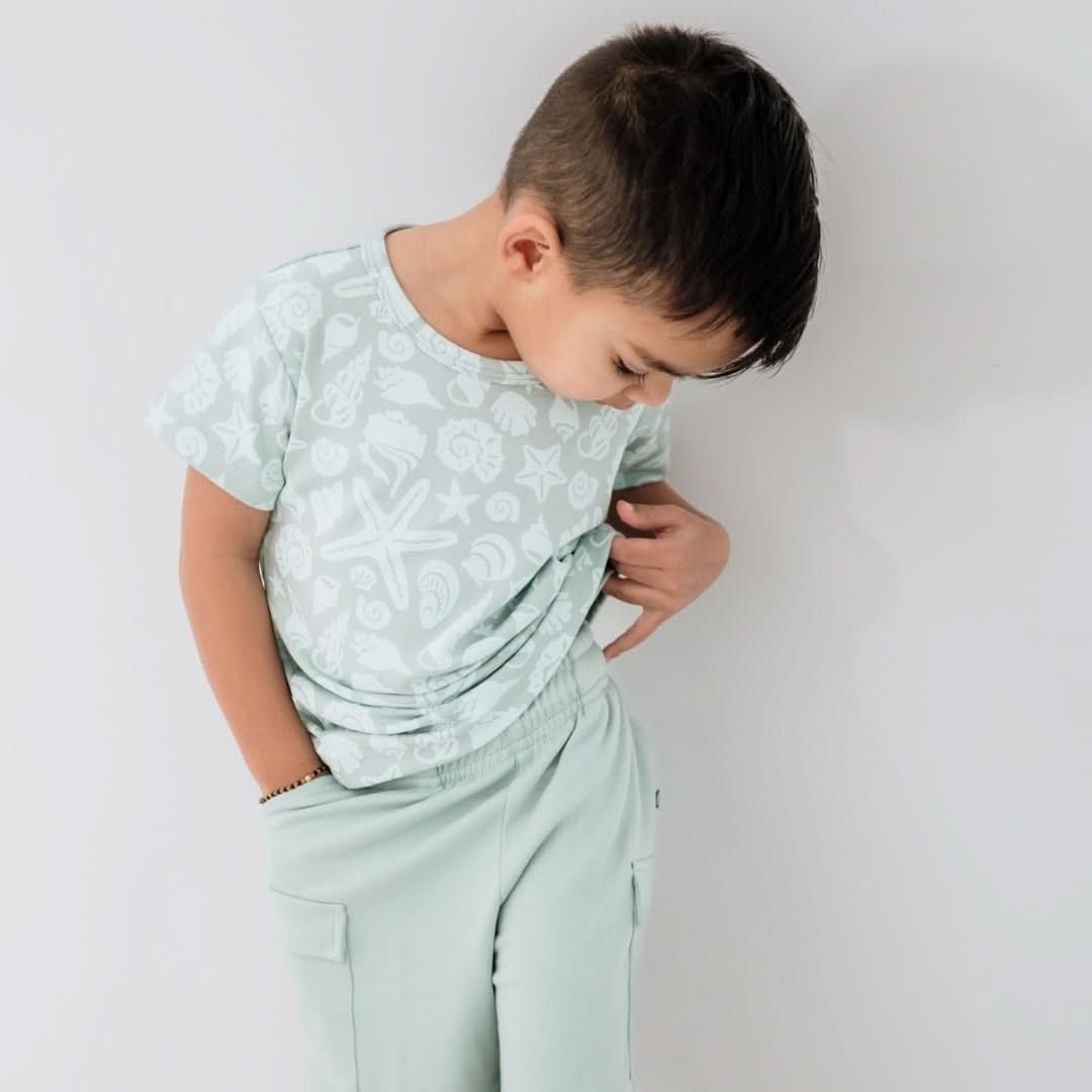 Baby/Kids' Bamboo All-Over Print T-Shirt | Saltwater Floral