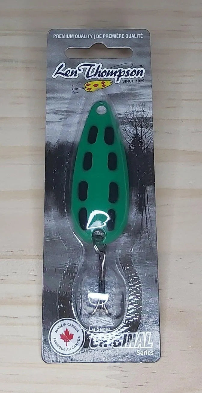 🍁Len Thompson Green Frog Spoons