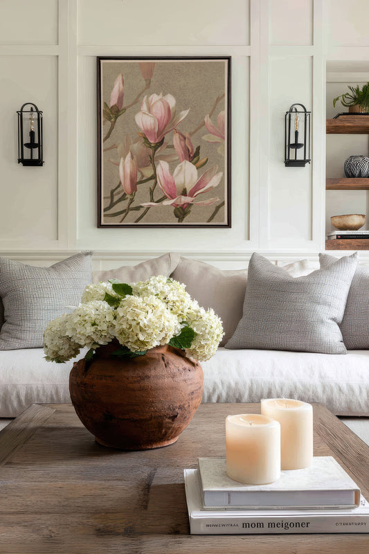 MAGNOLIA CHUCHOTEMENT, Œuvre sur toile tendue