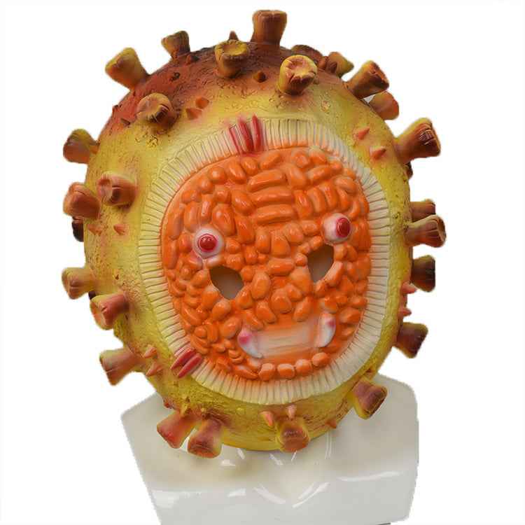 Creepy Halloween Latex Mask – Virus Horror Headgear for Cosplay & Costume Parties