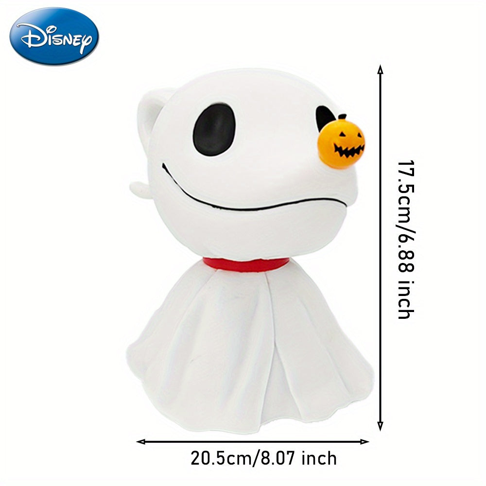 Disney Zero Ghost Dog Coin Bank - The Nightmare Before Christmas PVC Money Saving Box - Festive Halloween and Christmas Desk Organizer - Officially Licensed Novelty Gift for Parents and Teachers