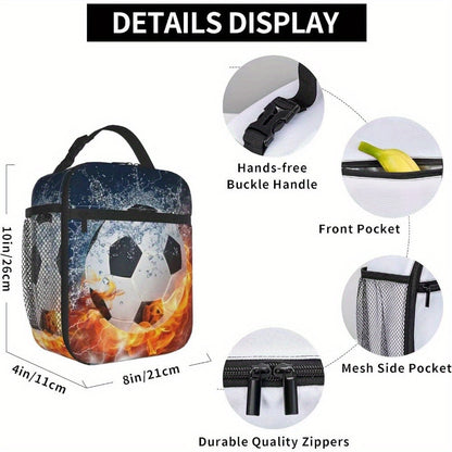 Disney Marvel Spider-Man Insulated Lunch Bag - Portable & Durable Nylon, Perfect For Work, School, Outdoor Camping | Keeps Food Fresh Or Cold