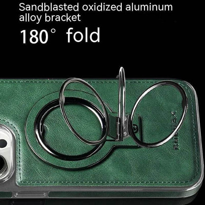Luxury Magnetic Bracket Phone Case Business Drop-resistant Leather Case