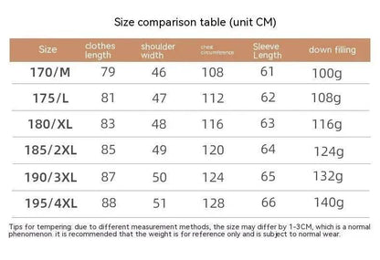 Light Luxury Men's Mid-length Down Jacket Dad Wear Winter jacket
