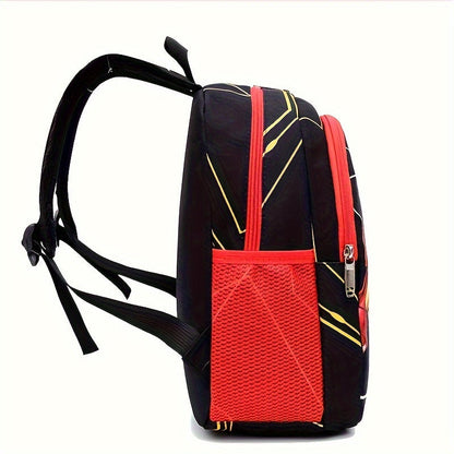 Disney Licensed Backpack With Spider-Man Design, Small School Bag With Zipper, Travel Backpack