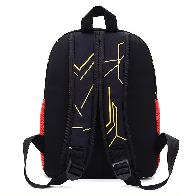 Disney Licensed Backpack With Spider-Man Design, Small School Bag With Zipper, Travel Backpack