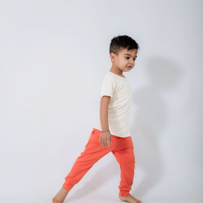 Baby/Kids' Bamboo T-Shirt | Tangerine Crush