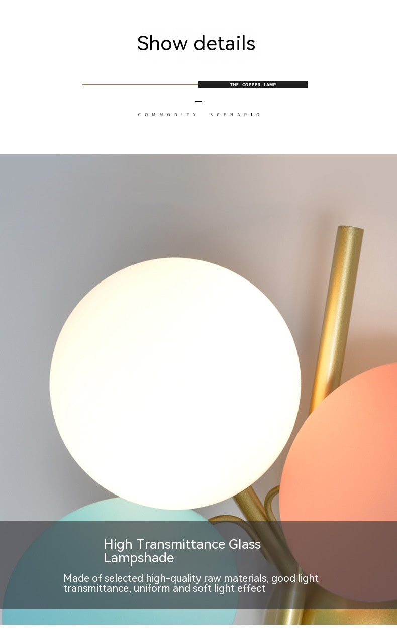Nordic Macaron Pendant Light Fixture – Creative Glass Dining Room & Living Room Lamp with G9 LED Lighting