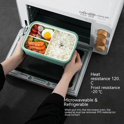 Kids Plastic Bento Lunch box with Cutleries