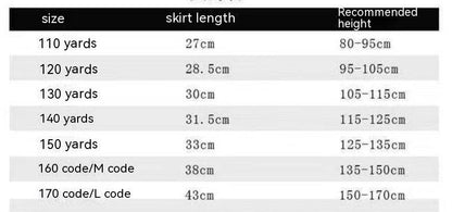 Girls Autumn Clothing Knitted Skirt High Waist Pleated Mini Skirt