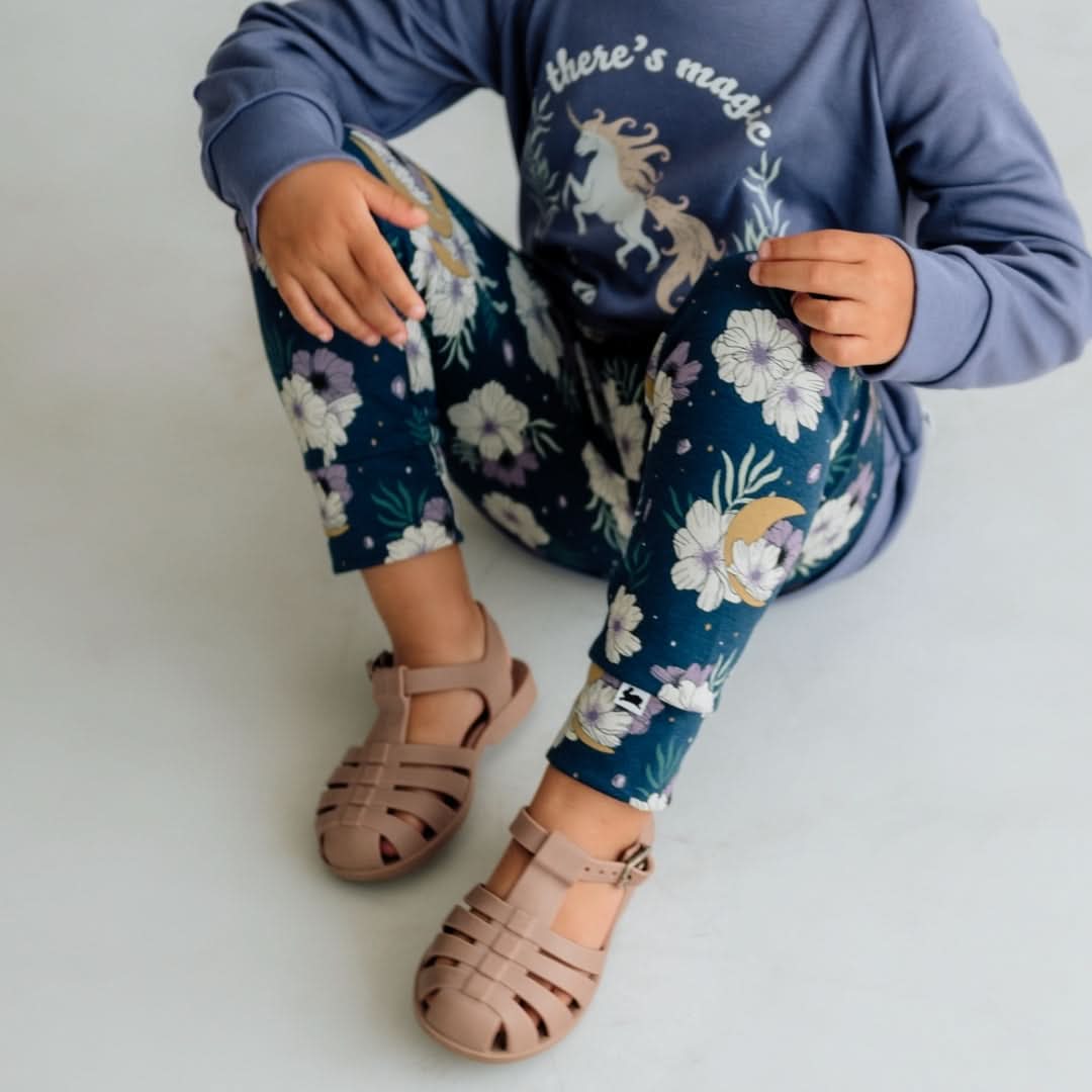 Kids' Bamboo Leggings | Celestial Floral
