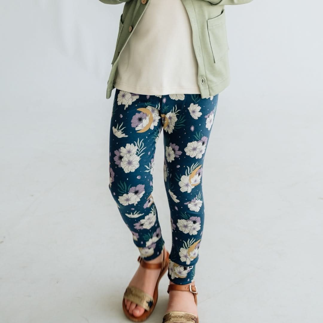 Kids' Bamboo Leggings | Night Sky