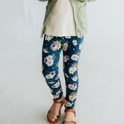Kids' Bamboo Leggings | Night Sky