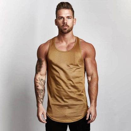 Gilet de sport sans manches Débardeur d'entraînement de fitness pour hommes