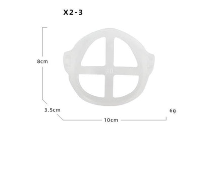 Three-dimensional disposable protective 3D mask stereo bracket