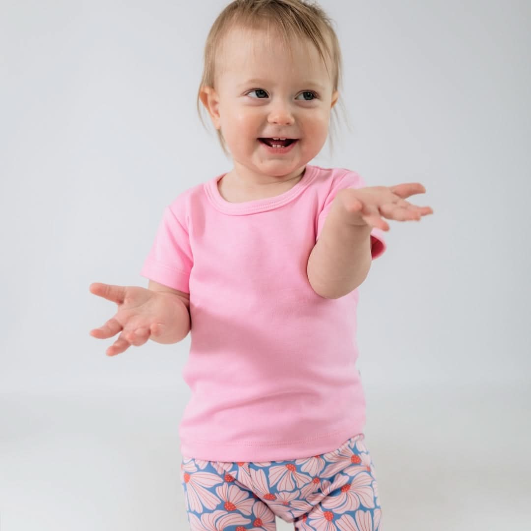 Baby/Kids' Bamboo T-Shirt | Taffy Pink