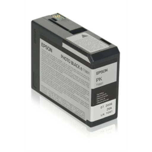 T580100 EPSON ULTRACHROME PHOTO BLACK INK 80ML, STYLUS PRO 3
