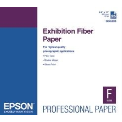 Epson Exhibition Fiber Paper 13"x19" (25 feuilles)S045