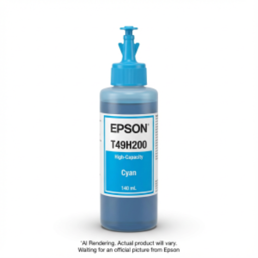 Epson T49H Cyan Ink Bottle 140 ML SC-T3170xT49H200