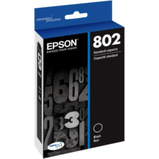 Cartouche d'encre d'origine Epson 802 T802120BCS noire et couleurs combinées