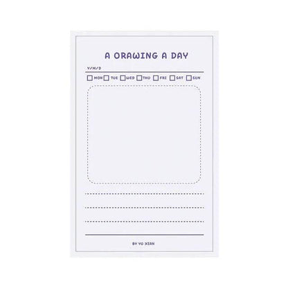 Daily Weekly Notepad Planner Tearable Message Memo Book