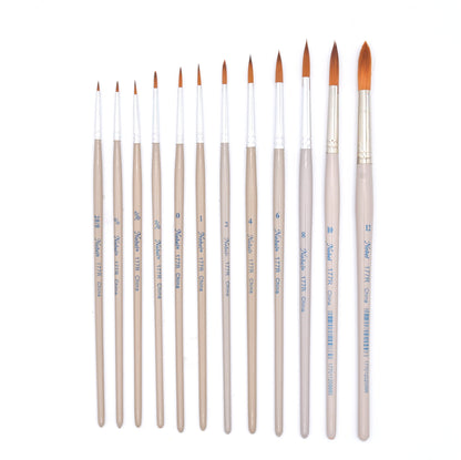 Comet - Golden Synthetic Short Handle Brush