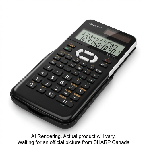 Calculatrice scientifique SHARP EL510RT 169 fonctions, affichage 10+1 - Noire
