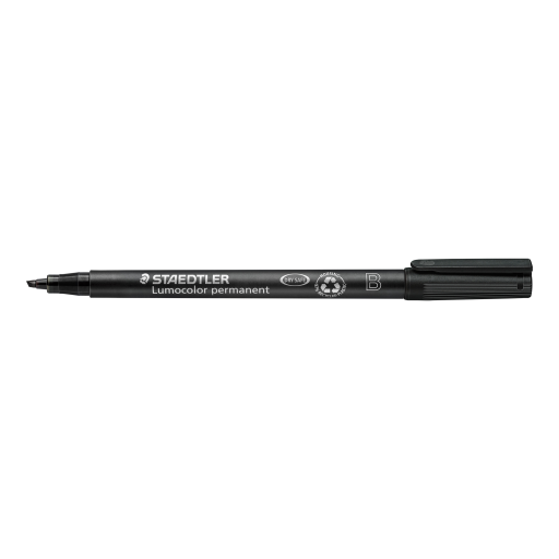 314-9 STAEDTLER-Mars Marqueur Lumo.Pointe Biseautée Noire