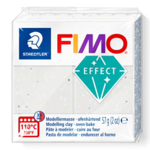 Pâte à Modeler Fimo Effect Pierre Granit Blanc 57g (2 oz)