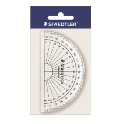 56850-10PB STAEDTLER-Mars Limited PROTRACTOR 180deg.GRAD.10