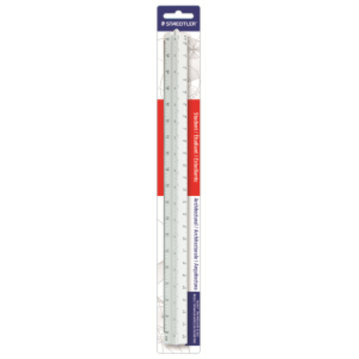 98719-31BK STAEDTLER-Mars Limited Scale triangular plastic