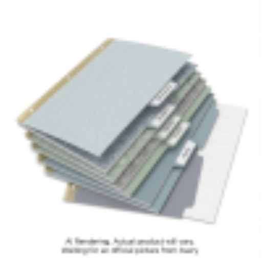 Avery Laser/Inkjet   Big TabTM Reversible Dividers 5 Tab, 1 Set, Toned Down Pattern