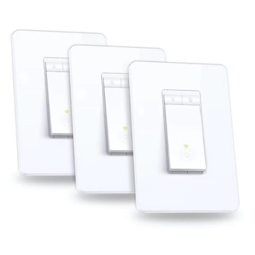 Interrupteur d'éclairage Wi-Fi intelligent, paquet de 3
