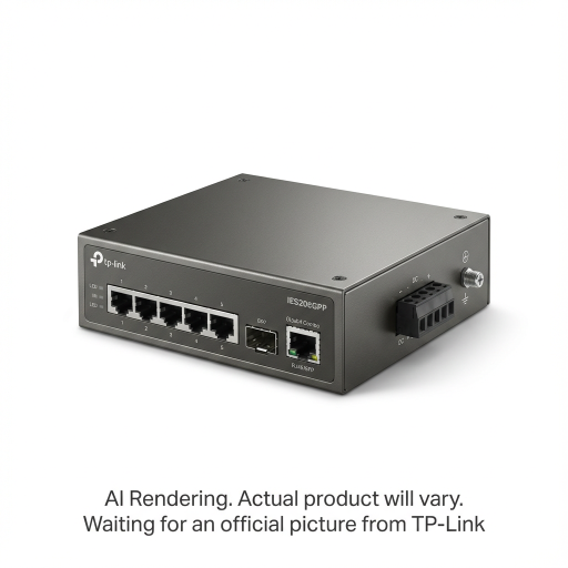 Switch industriel manageable facile Omada à 6 ports Gigabit avec 3 ports PoE+ et 1 port PoE++