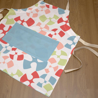 Le Flutter : Tablier en coton lavable de créateur