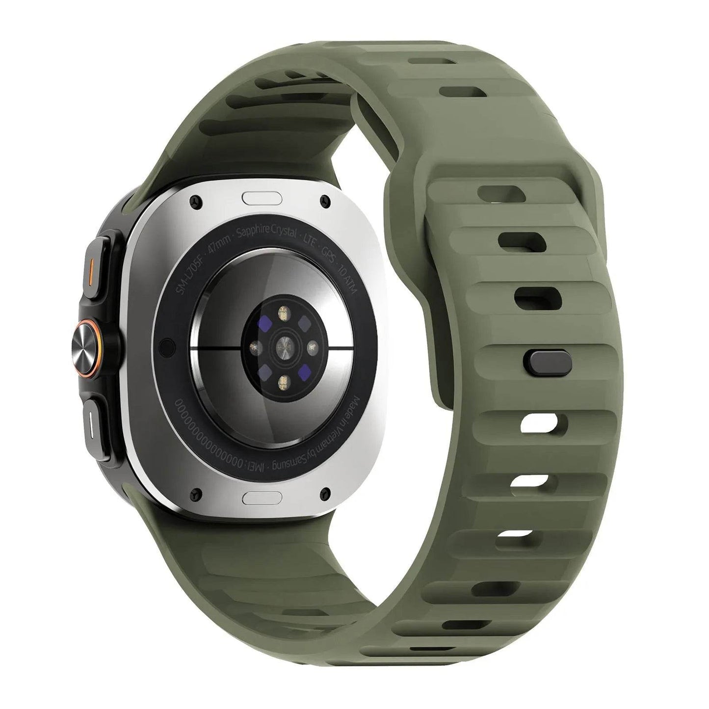 Sport Style Watch Ultra Wave Reverse Buckle Silicone  Strap