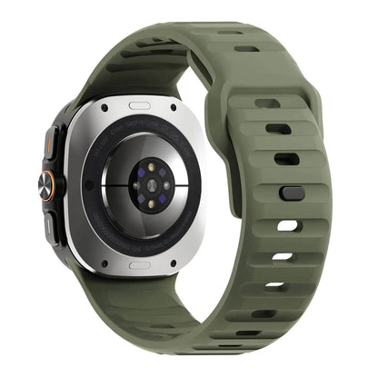 Sport Style Watch Ultra Wave Reverse Buckle Silicone  Strap